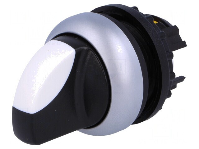 Comutator Rotativ 22mm Alb-Negru Fără IP66