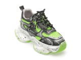 Pantofi sport GRYXX negri, 8069, din material textil
