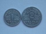 LOT 1 FRANC, 2 FRANCS 1943 FRANTA-VICHY, Europa