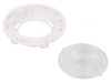Lentilă LED rotundă plexiglass transparentă albă