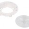 Lentilă LED rotundă plexiglass transparentă albă