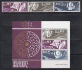 Malta 1972 - Crăciun, Serie + Bloc, MNH