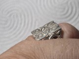 Inel vintage argint cu model celtic irlandez