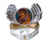 Cumpara ieftin Candela cu doua maini, Fecioara Maria, 21 cm, GXL054