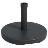 Outsunny Bază pentru Umbrelă de Grădină din HDPE și Ciment cu Manivelă Integrată, &Oslash;46,5x31 cm, Negru | Aosom Romania