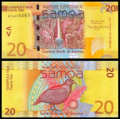SAMOA ? bancnota ? 20 Tala ? 2017 ? P-40c ? UNC ? necirculata foto