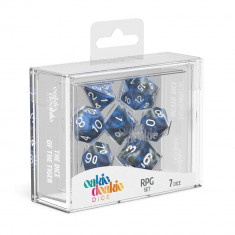 Set Zaruri Oakie Doakie Dice RPG Set Gemidice (7) - Liquid Steel