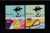 Bosnia si Herzegovina 2007 - Europa CEPT , Cercetasi, serie 2 valori cu vignete, dantelate, MNH, Mi.200-201, cota 8