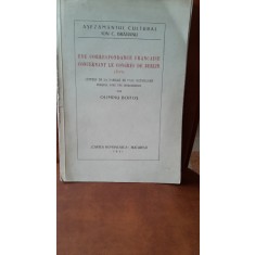 Une correspondance francaise concernant le Congres de Berlin 1878 - Olimpiu Boitos
