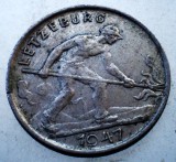 7.996 LUXEMBURG LUXEMBOURG 1 FRANC 1947, Europa, Cupru-Nichel