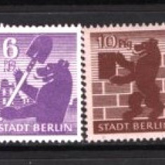 GERMANIA (BERLIN) 1945 – SIMBOLURI, TIMBRE NESTAMPILATE, DR25