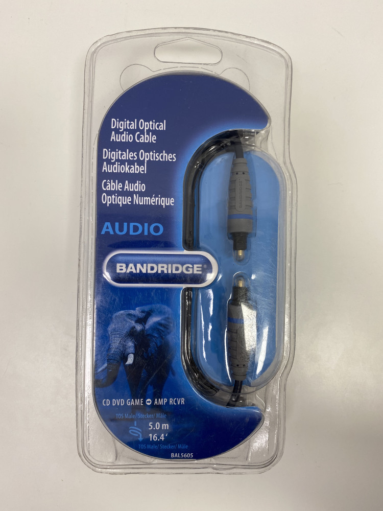Cablu audio digital optic BANDRIDGE BAL5605 / 5m (1626) | Okazii.ro