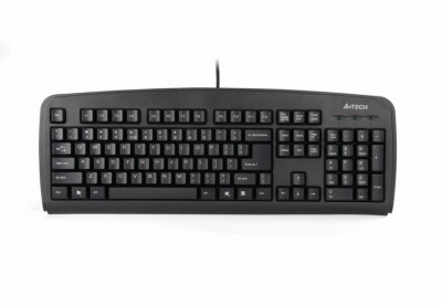 Tastatura A4Tech KB-720 cu fir, negru foto
