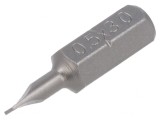 Capăt șurubelniță plată 3,0x0,5mm 25mm