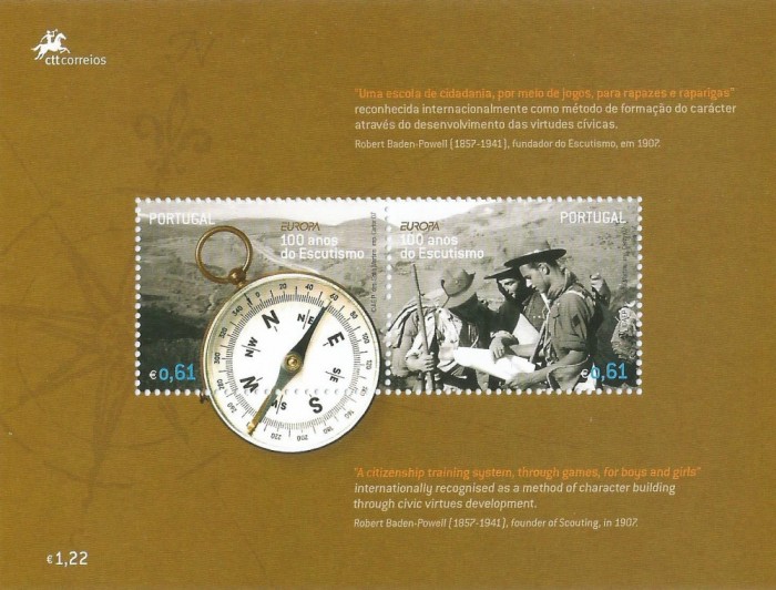 |Portugalia, bloc, Europa CEPT, 2007, MNH