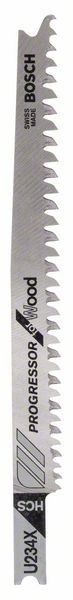 Bosch Set 3 panze ferastrau vertical U 234 X Progressor for Wood, 108mm ProAdvanced PowerfulTools
