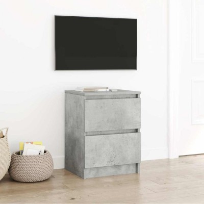 vidaXL Dulap TV Beton Gri 40x35x54 cm Lemn prelucrat foto