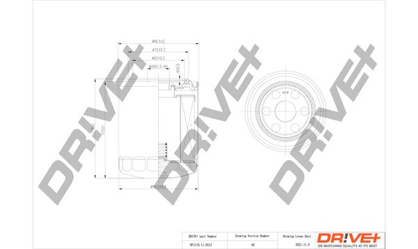 Dr!ve+ DP1110.11.0313 Filtru ulei