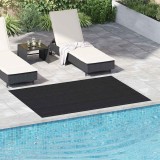 Covor Cauciuc Antiderapant vidaXL 1.5x2m, 3mm, Negru, Puncte Rotunde - Protectie Podea, Portbagaj, Piscina