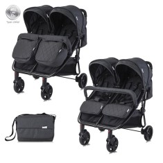 Carucior pentru gemeni Duo, Lorelli (Model / Culoare: Cool Grey)