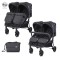 Carucior pentru gemeni Duo, Lorelli (Model / Culoare: Black)