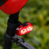 Stop bicicleta 5 led-uri smd, 120 lumeni, acumulator reincarcabil usb, 5 moduri