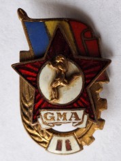 RPR - Insigna SUPEBA sport, tineretul muncitor - GMA categoria a 2a - anii 1950