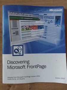 Discovering Microsoft FrontPage foto