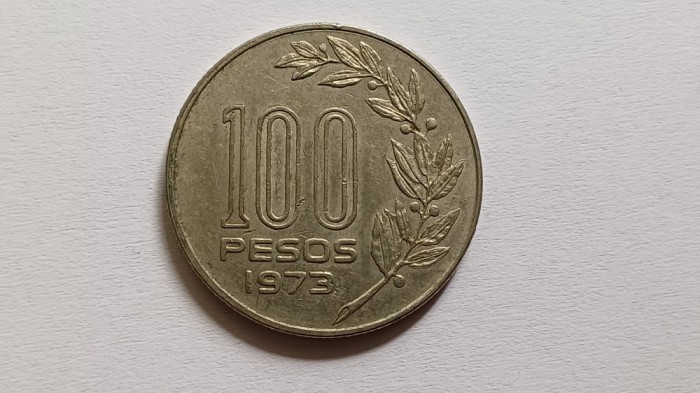 Uruguay-100Pesos 1973