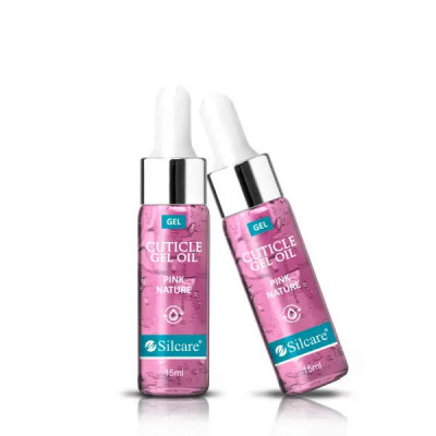 Silcare ulei de unghii cu gel &amp;ndash; Pink Nature, 15ml foto