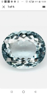 Cuart 20.35 ct, culoarea acvamarinului foto