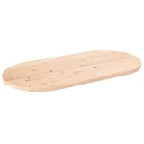 Blat de masa, 90x45x2,5 cm, lemn masiv de pin, oval GartenMobel Dekor, vidaXL