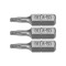 Set 3 biti torx 1/4 t10x25mm Sthor 65492