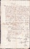 A3742N Act privitor la un &icirc;mprumut de florini renani, 1837, T&acirc;rgu Lăpuș, limba maghiară, h&acirc;rtie cu filigran G&ouml;rg&eacute;ny (Moara de h&acirc;rtie Gurghiu, Mureș)