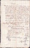 A3742N Act privitor la un &icirc;mprumut de florini renani, 1837, T&acirc;rgu Lăpuș, limba maghiară, h&acirc;rtie cu filigran G&ouml;rg&eacute;ny (Moara de h&acirc;rtie Gurghiu, Mureș)