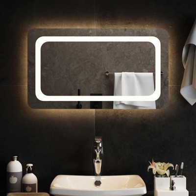 vidaXL Oglindă de baie cu LED, 70x40 cm 151783 foto