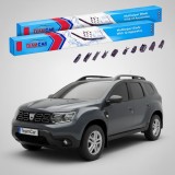 Cumpara ieftin Ștergătoare Dacia Duster I HS Black Touch 2016-2017 | Set Față Flat Premium &ndash; TeamCar&reg;