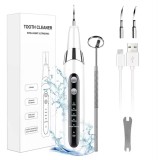 Dispozitiv Pentru Eliminare Tartru,5 Moduri De Lucru, Detartraj Ultrasonic, Portabil Fara Fir, Rezistent La Apa, Baterie Reincarcabila, Culoare Alb