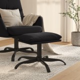 Cumpara ieftin Taburet, negru, 60x60x36 cm, catifea