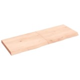 Cumpara ieftin Blat de masă, 140x50x(2-6) cm, lemn masiv de stejar netratat