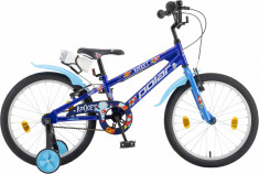 Bicicleta Copii Polar 2023 Rocket - 20 Inch, Albastru foto