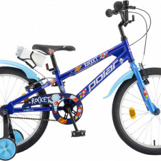 Bicicleta Copii Polar 2023 Rocket - 20 Inch, Albastru