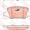 Set placute frana,frana disc MERCEDES A-CLASS (W169) (2004 - 2012) TRW GDB1481