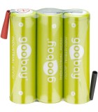 Acumulator 3.6V 3x AA NiMH 2100mAh cu auto-descarcare redusa gata de, Goobay
