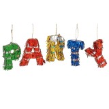 Pinata Mini PARTY, Flippy, Accesoriu pentru Petrecere Set 5 Bucati din Hartie Creponata si Carton, Pinata pentru Petreceri, 61 x 43 x 8 cm, Multicolor