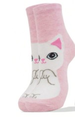 Set sosete marime 36-39 , Design pisica Turkish Angora foto