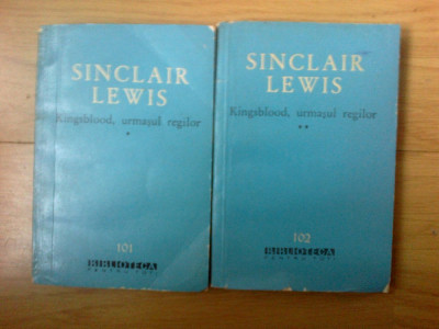 z2 Kingsblood urmasul regilor (2 vol.) - Sinclair Lewis foto