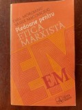 Pledoarie pentru etica marxista- Emil Moroianu, Vasile Macoviciuc