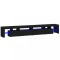 Comoda TV cu lumini LED, negru, 260x36,5x40cm
