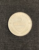 Moneda 5 schilling 1972 Austria